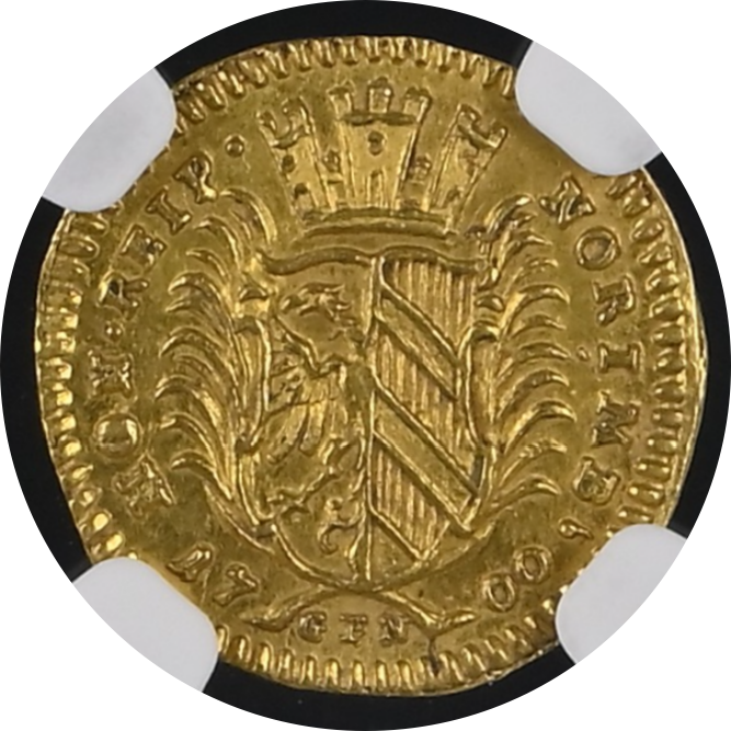 1700-DATED GERMANY NURNBERG FR-1890 GFN LEGEND 1/4D