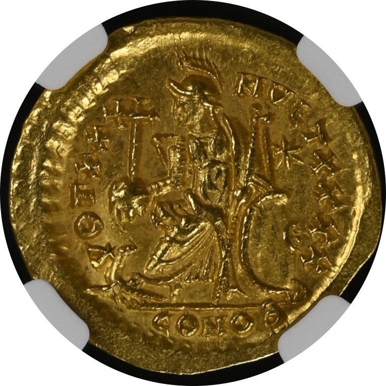 Theodosius II, AD 402-450 EASTERN ROMAN EMPIRE AV Solidus