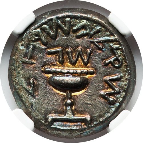 Jewish War, AD 66-70 JUDAEA AR Shekel image